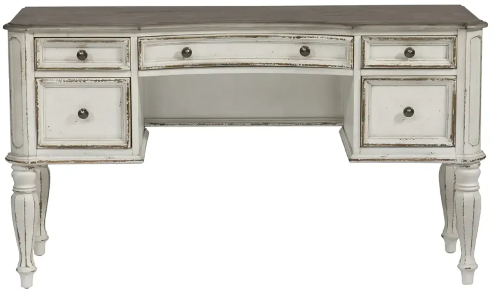 Liberty Furniture Magnolia Manor 3-Piece Antique White Vanity Set