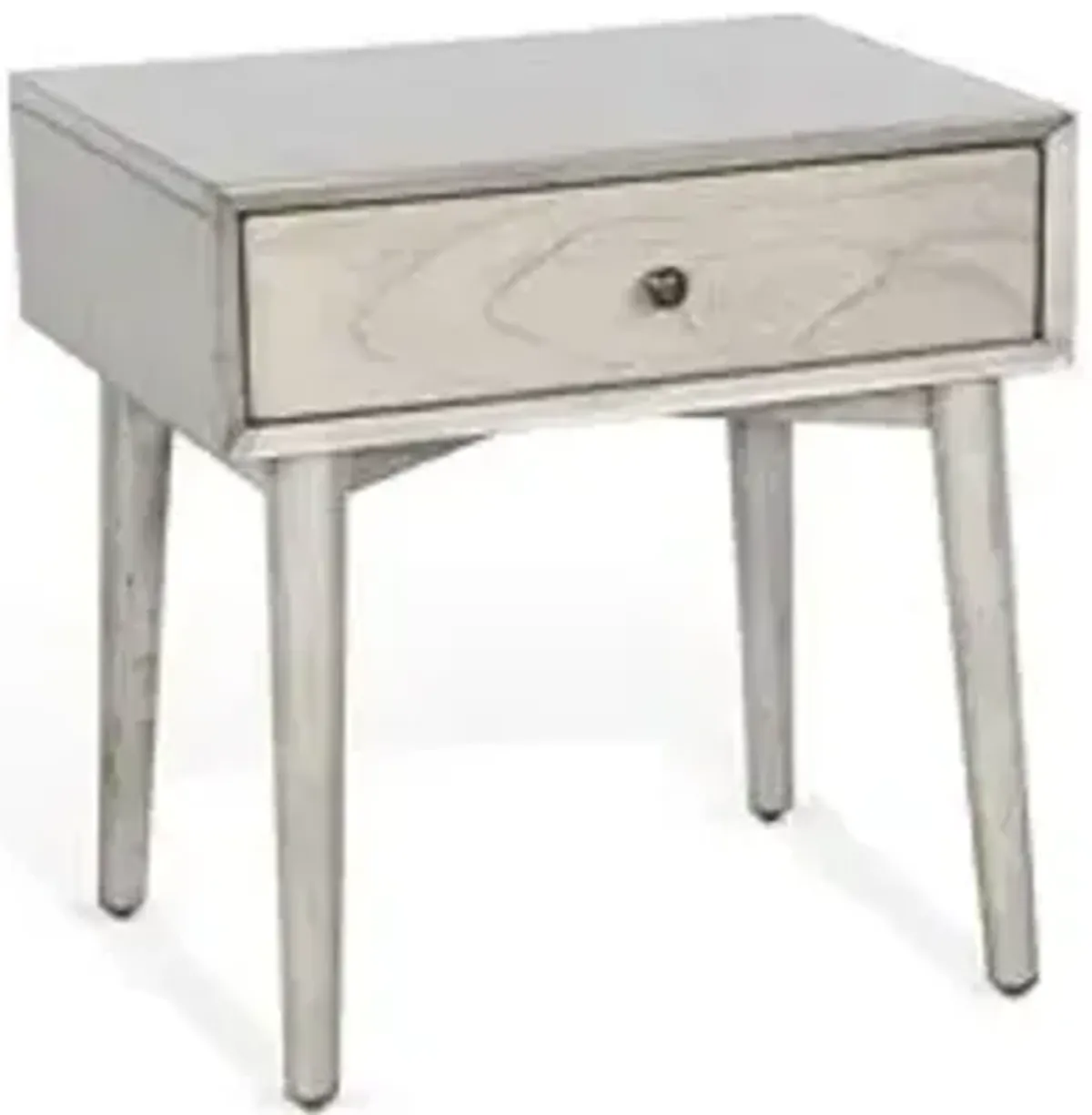 Sunny Designs American Modern Grey Nightstand with One Drawer