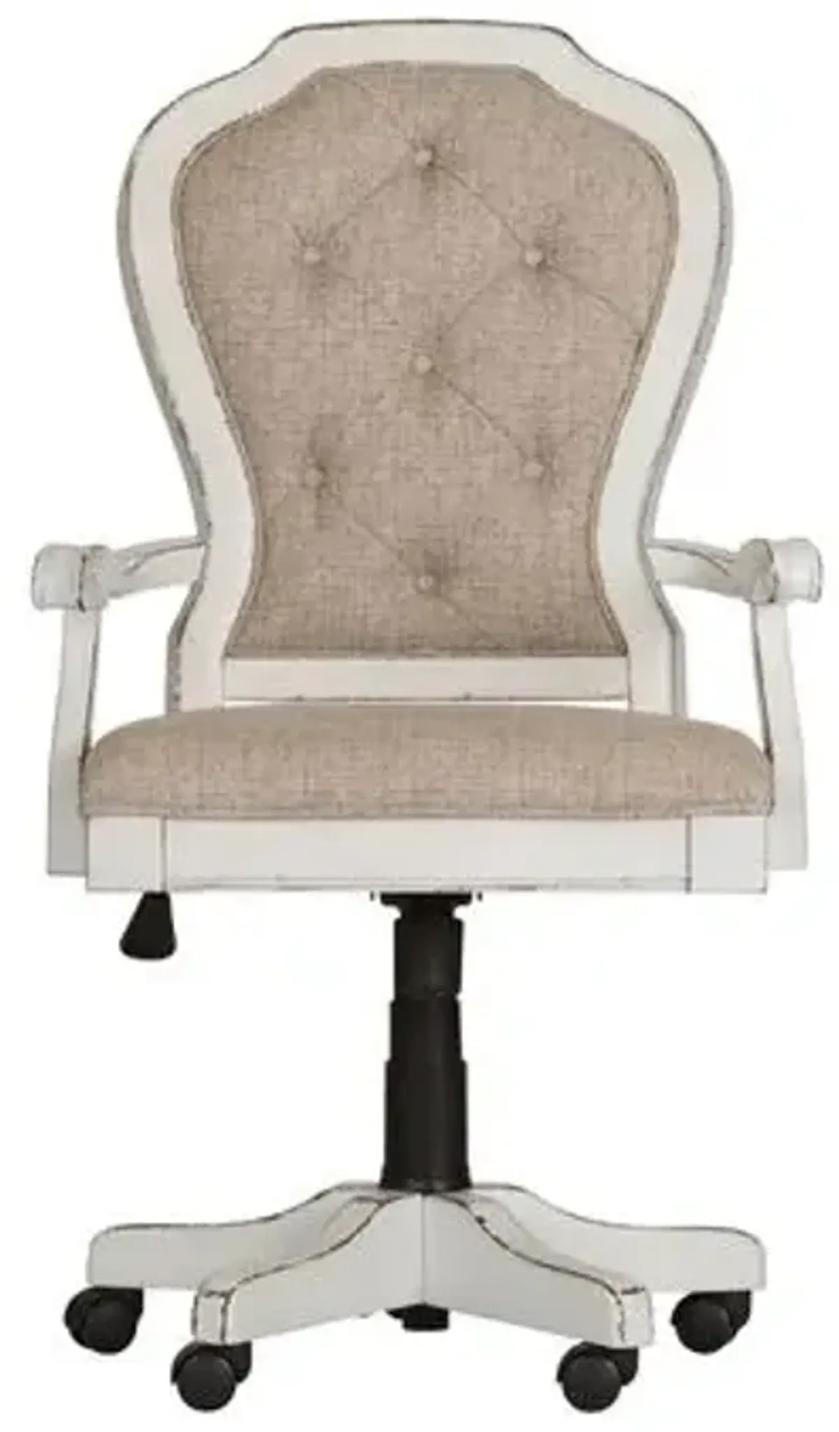 Liberty Furniture Magnolia Manor Antique White Executive Desk Chair