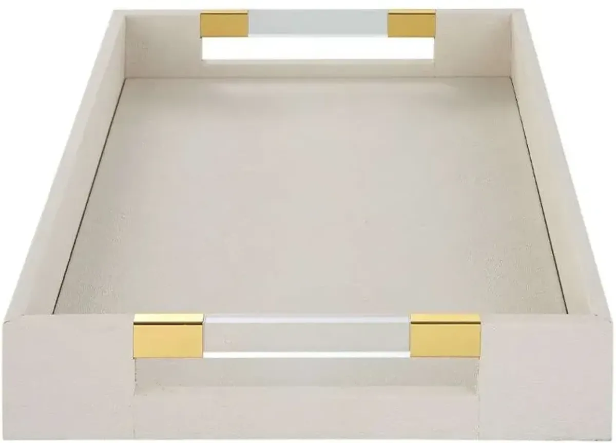 Uttermost Wessex White Tray