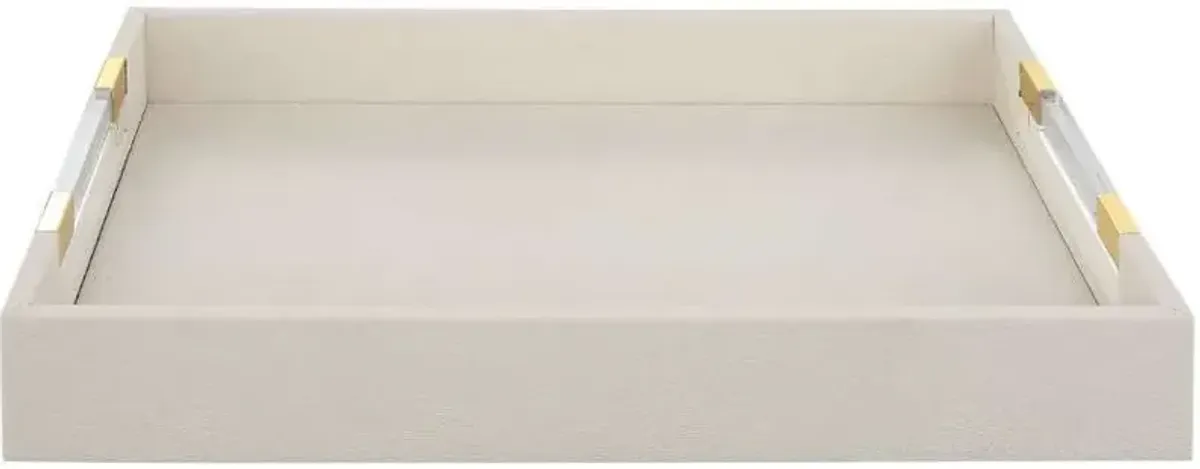 Uttermost Wessex White Tray