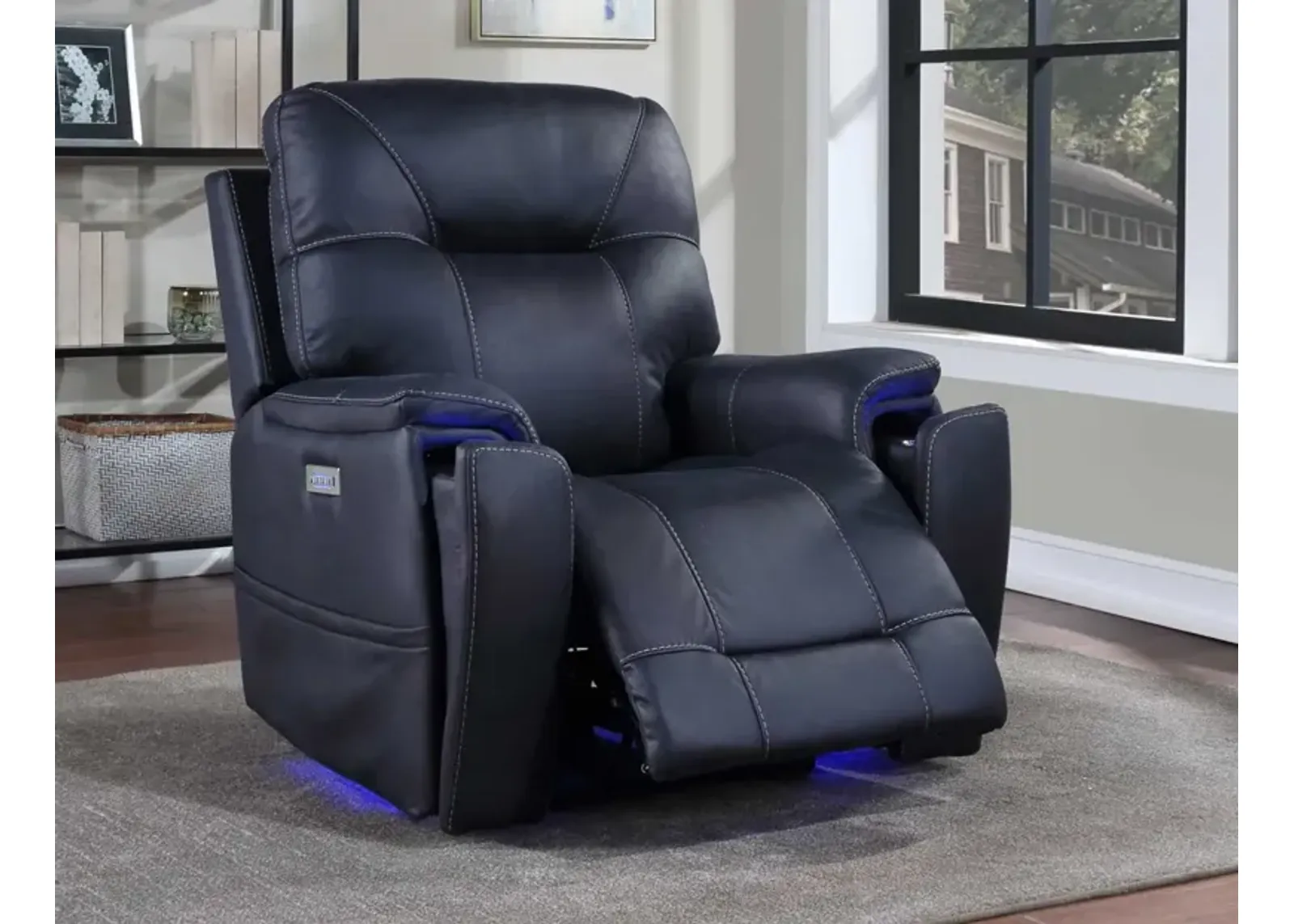 Steve Silver Lexington Power Media Recliner Ocean