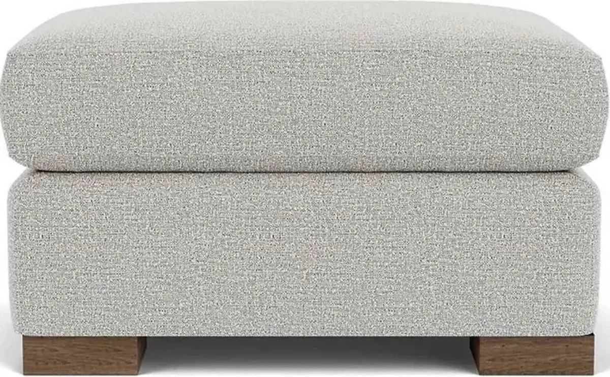 Flexsteel Bryant Silver Glacier Ottoman