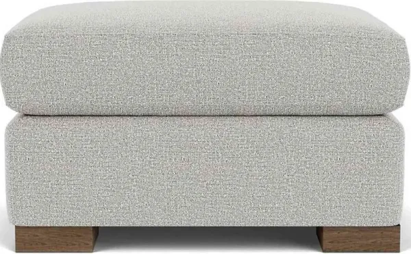 Flexsteel Bryant Silver Glacier Ottoman