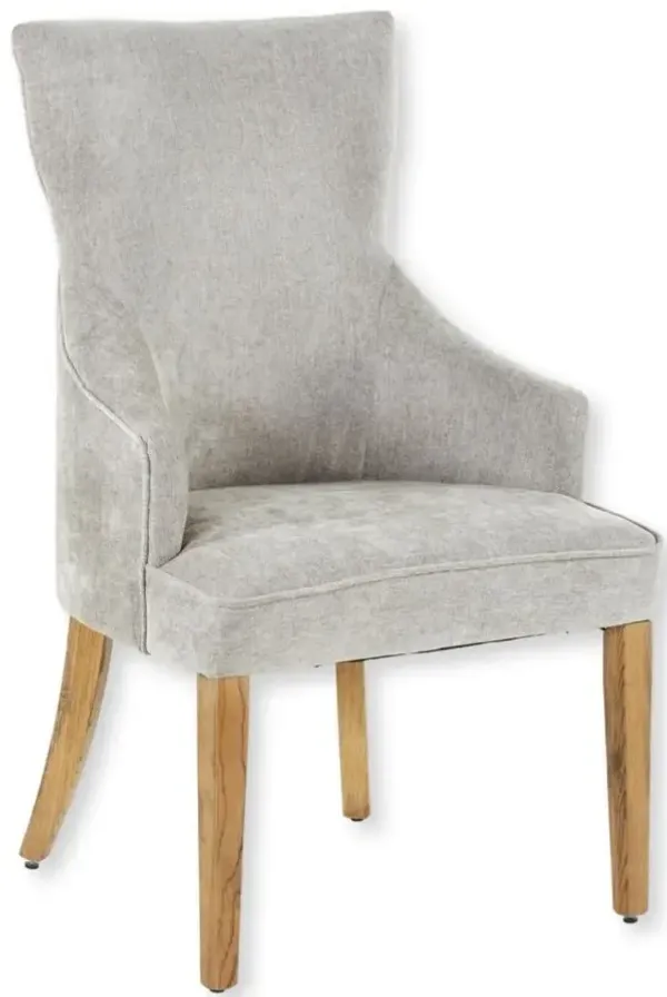 LUCY HIGH BACK DINING CHAIR IN NATURAL/ANEW GREY