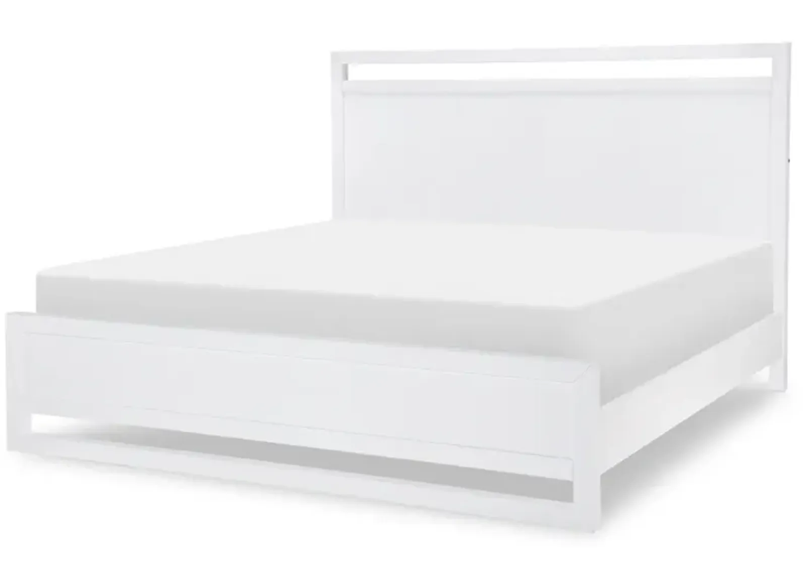 Legacy Classic Panel Headboard Queen White Finish Summerland White