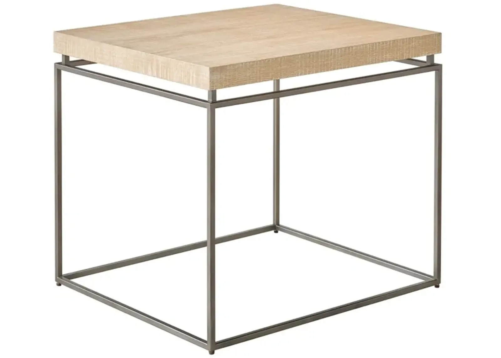 Universal Modern Farmhouse Light Brown/Pepper End Table