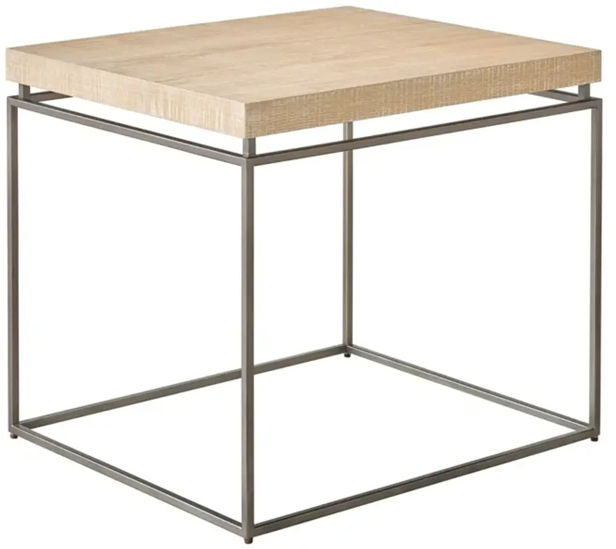 Universal Modern Farmhouse Light Brown/Pepper End Table