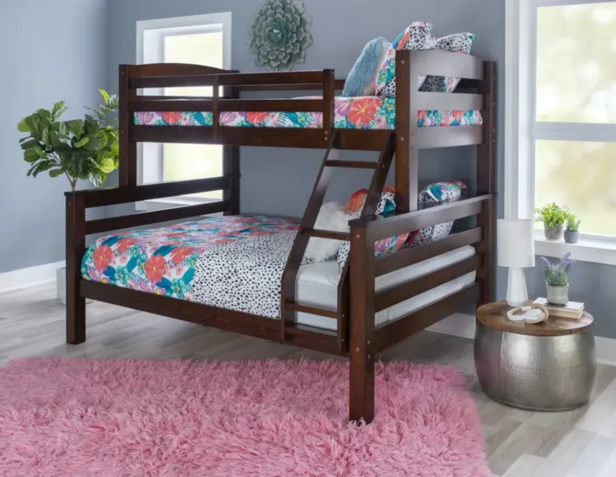 Powell Kids/Teens Levi Espresso Twin Full Bunk Bed