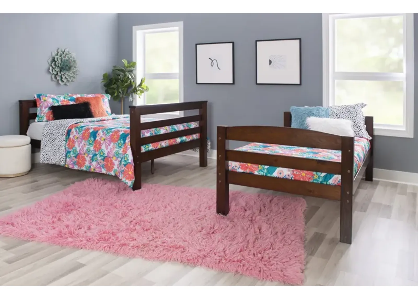 Powell Kids/Teens Levi Espresso Twin Full Bunk Bed