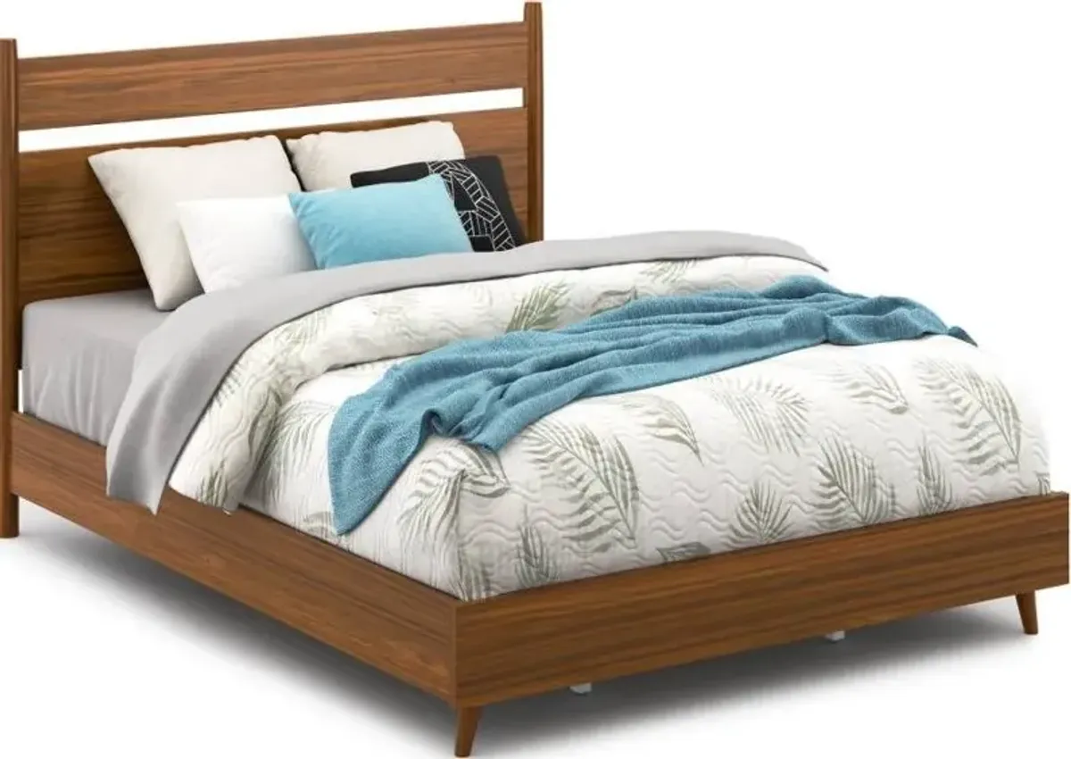 Flexsteel Ludwig Walnut Queen Panel Bed