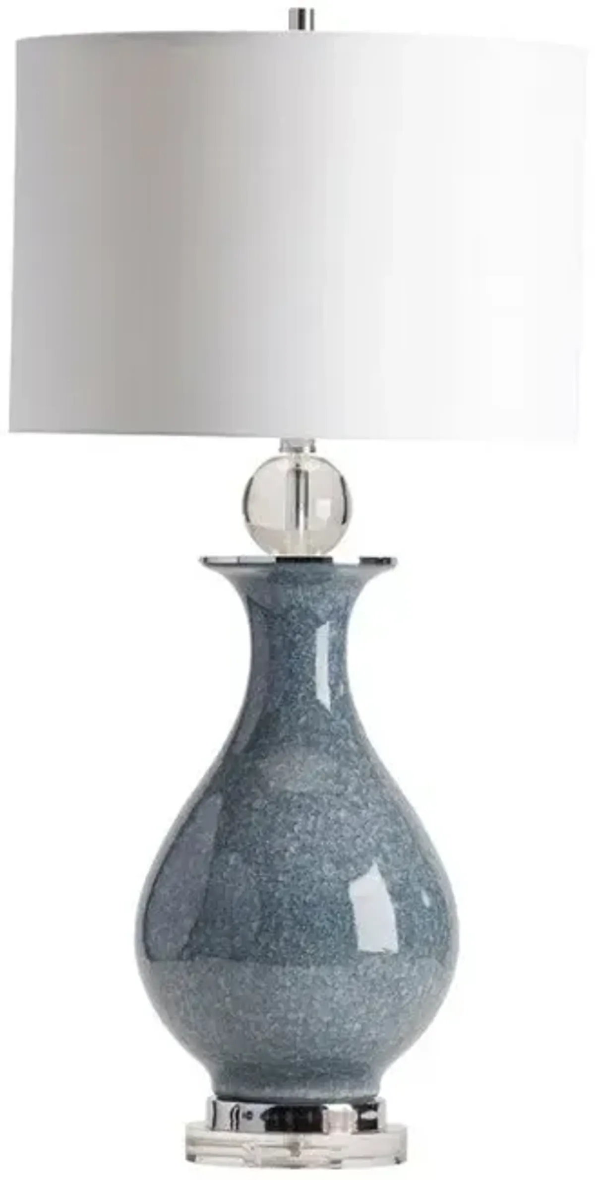 Crestview Francis Blue/White Table Lamp