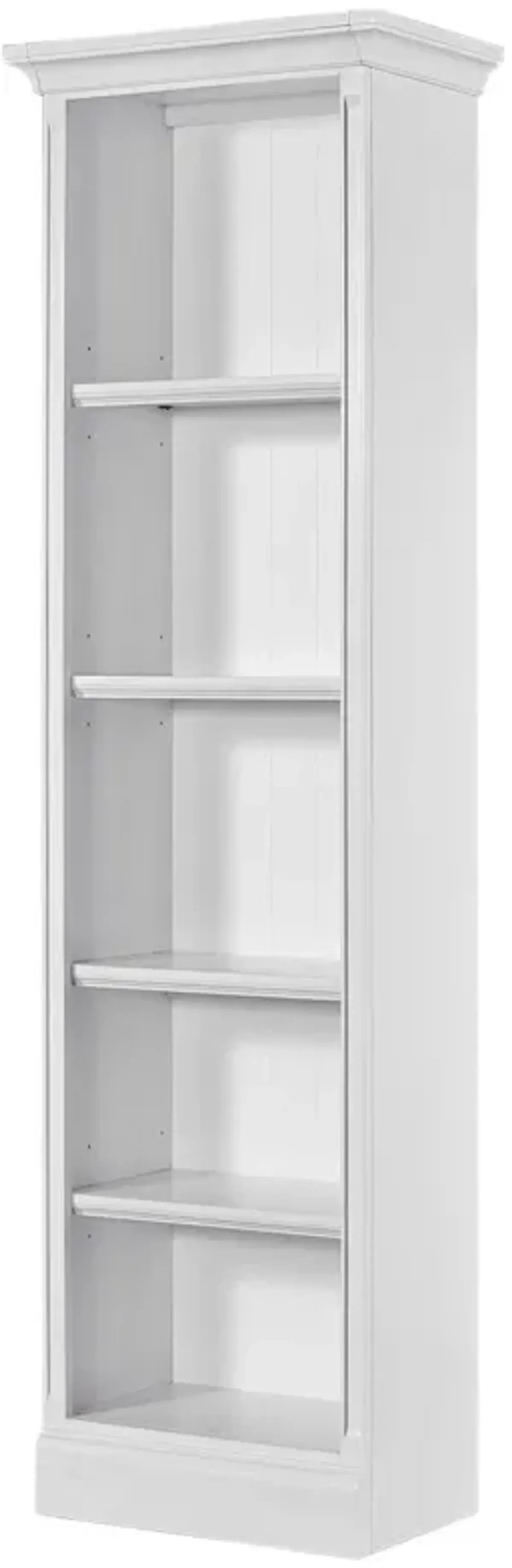 Parker House Shoreham Effortless White 24 Inch Bookcase