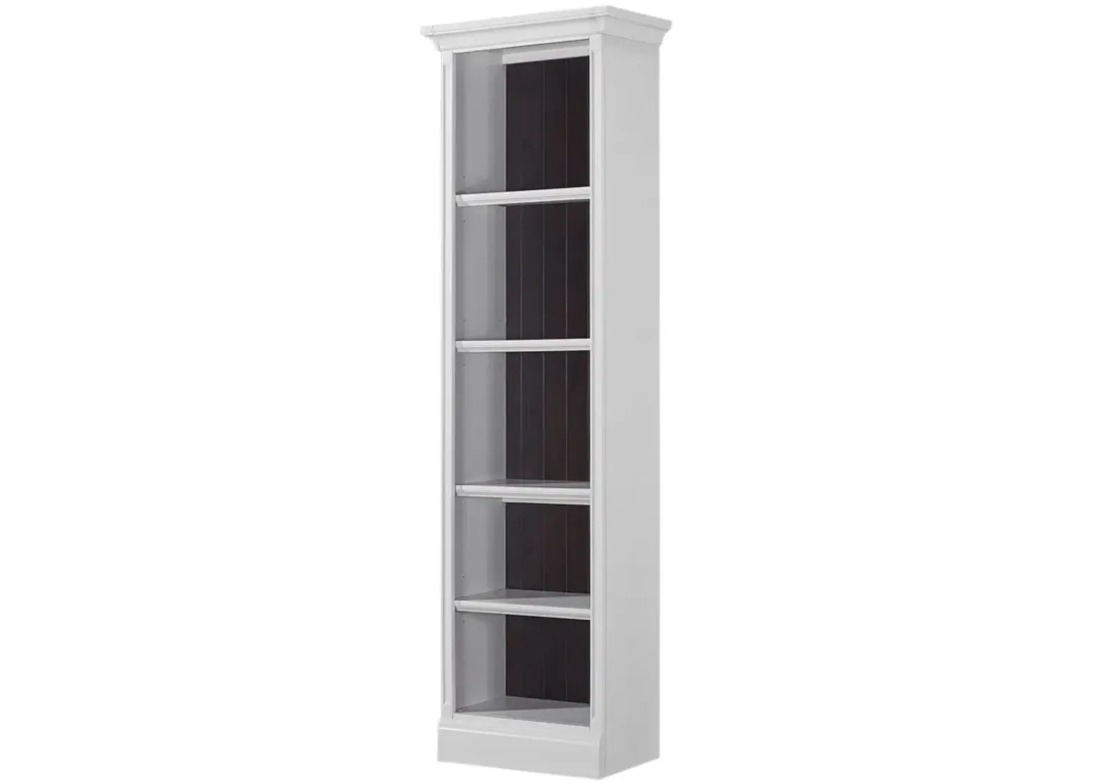 Parker House Shoreham Effortless White 24 Inch Bookcase