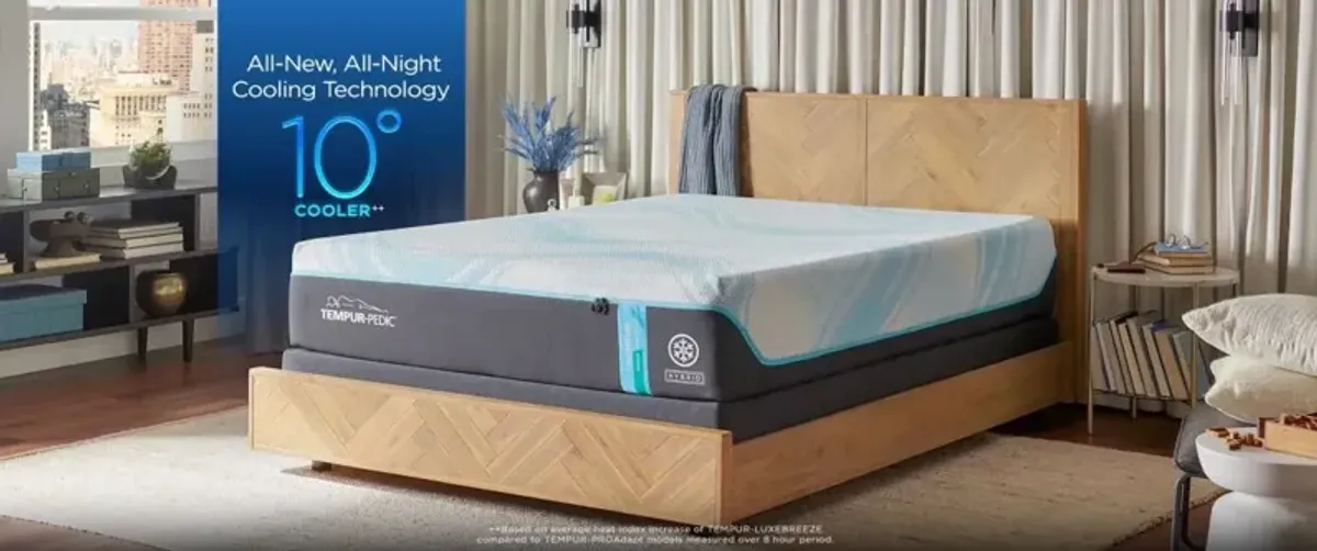 Tempur-Pedic Tempur-Luxebreeze 2.0 Queen Medium Hybrid Mattress
