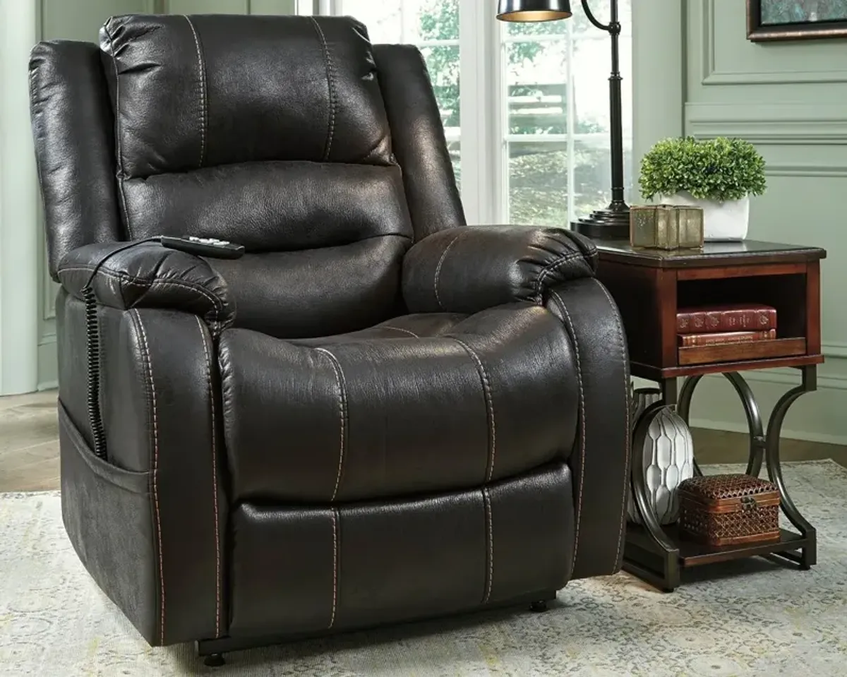 Ashley Yandel Black Power Lift Recliner