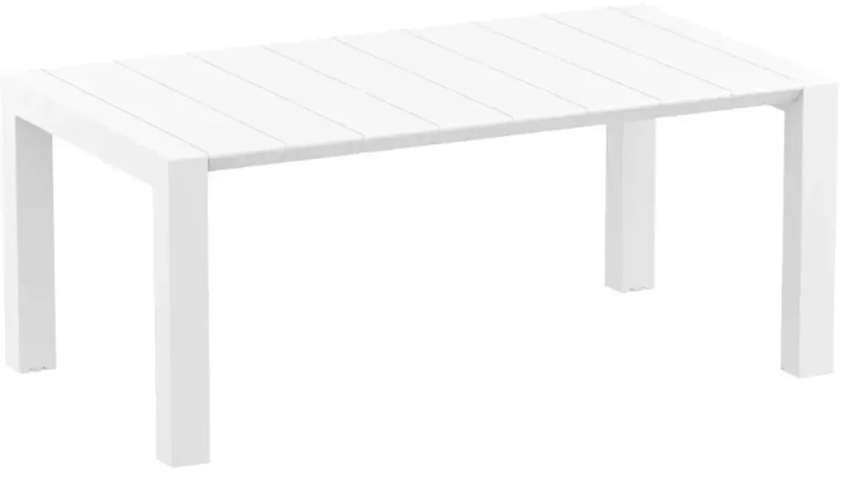 Compamia Bloom Extendable Patio Outdoor Dining Set 5-Piece White