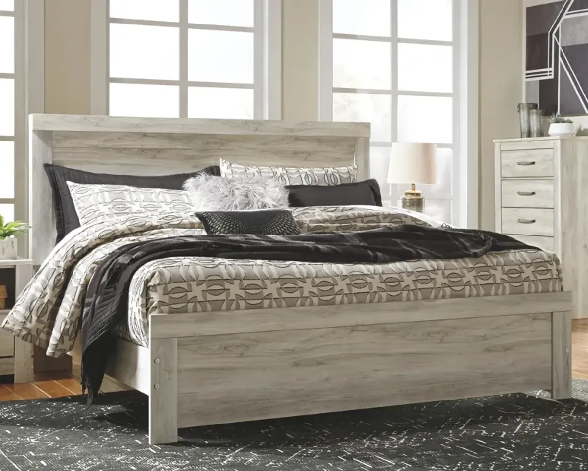 Ashley Bellaby Whitewash King Panel Bed