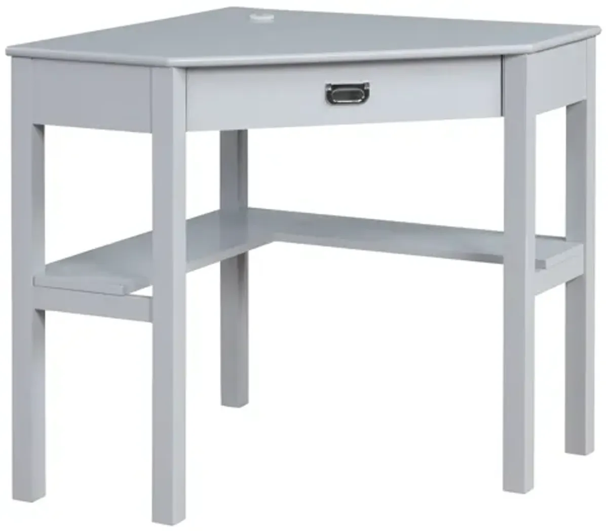 Linon Peggy Corner Desk Gray