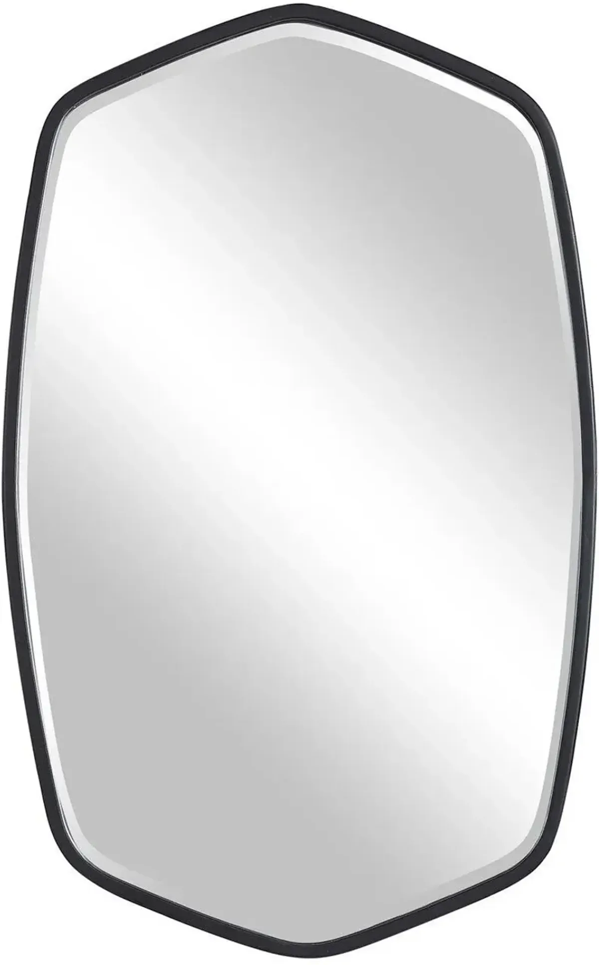 Uttermost Duronia Satin Black Iron Mirror