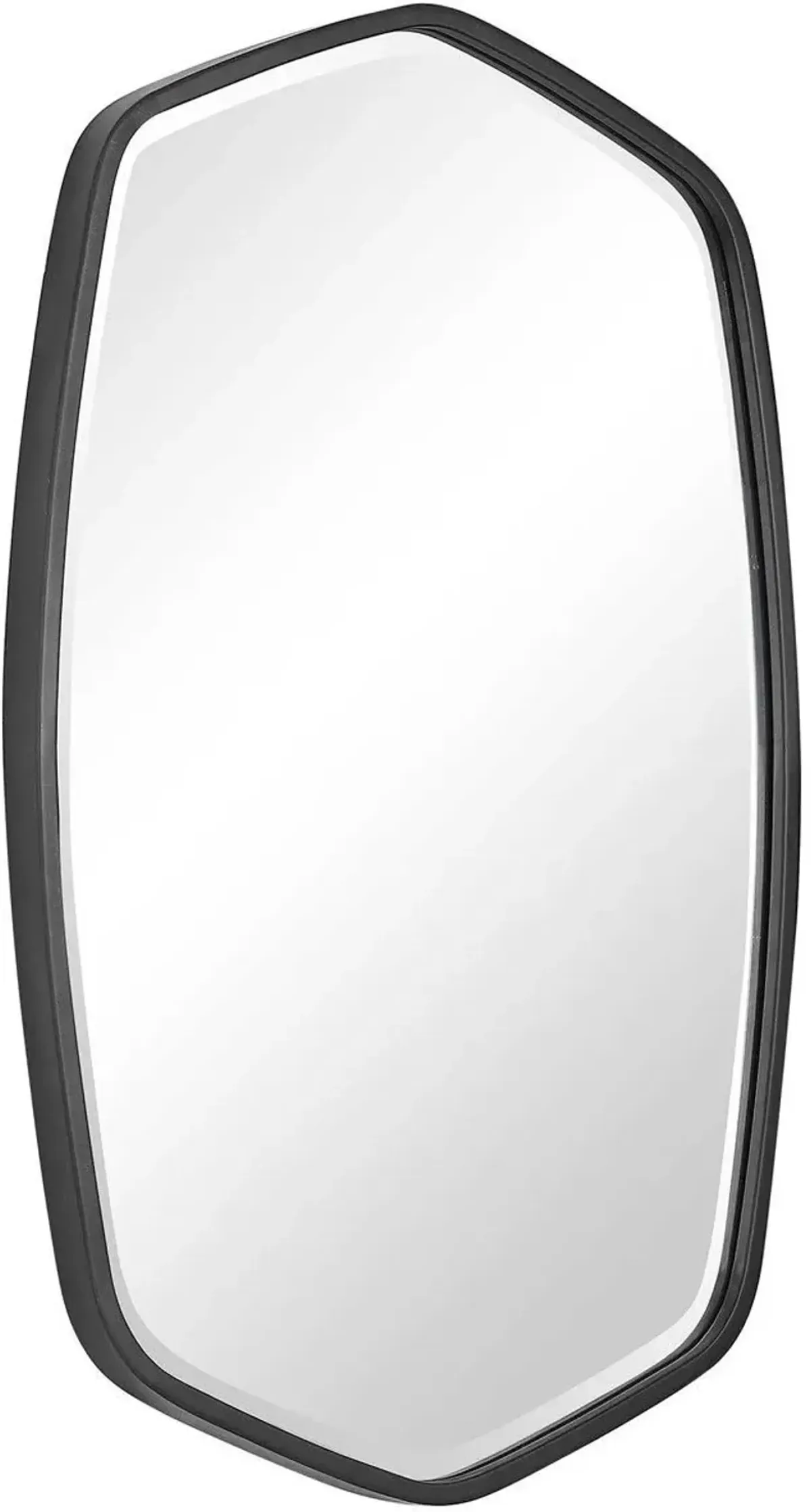 Uttermost Duronia Satin Black Iron Mirror