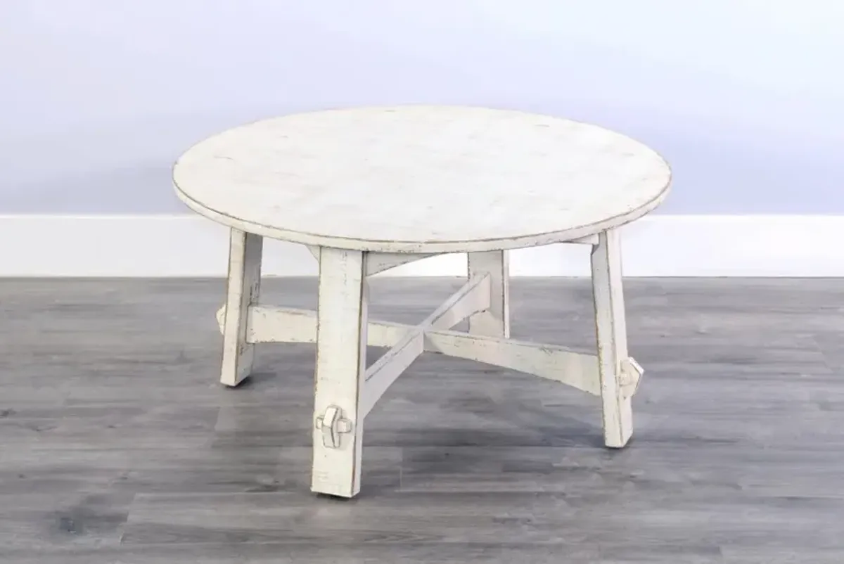 Sunny Designs Marina White Sand Coffee Table