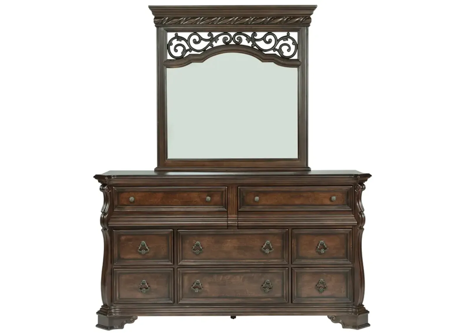 Arbor Place Brownstone Dresser & Mirror