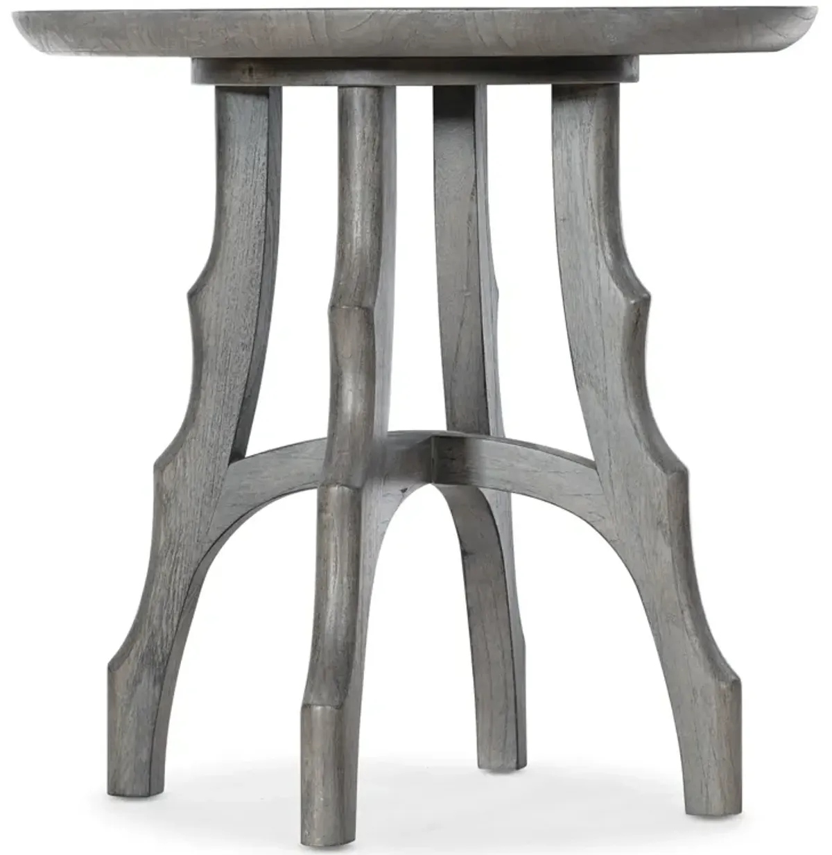 Hooker Furniture Commerce & Market Round Scalloped End Table