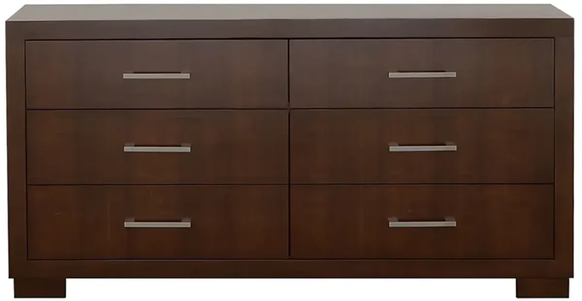 Coaster Jessica 6-Drawer Dresser Cappuccino