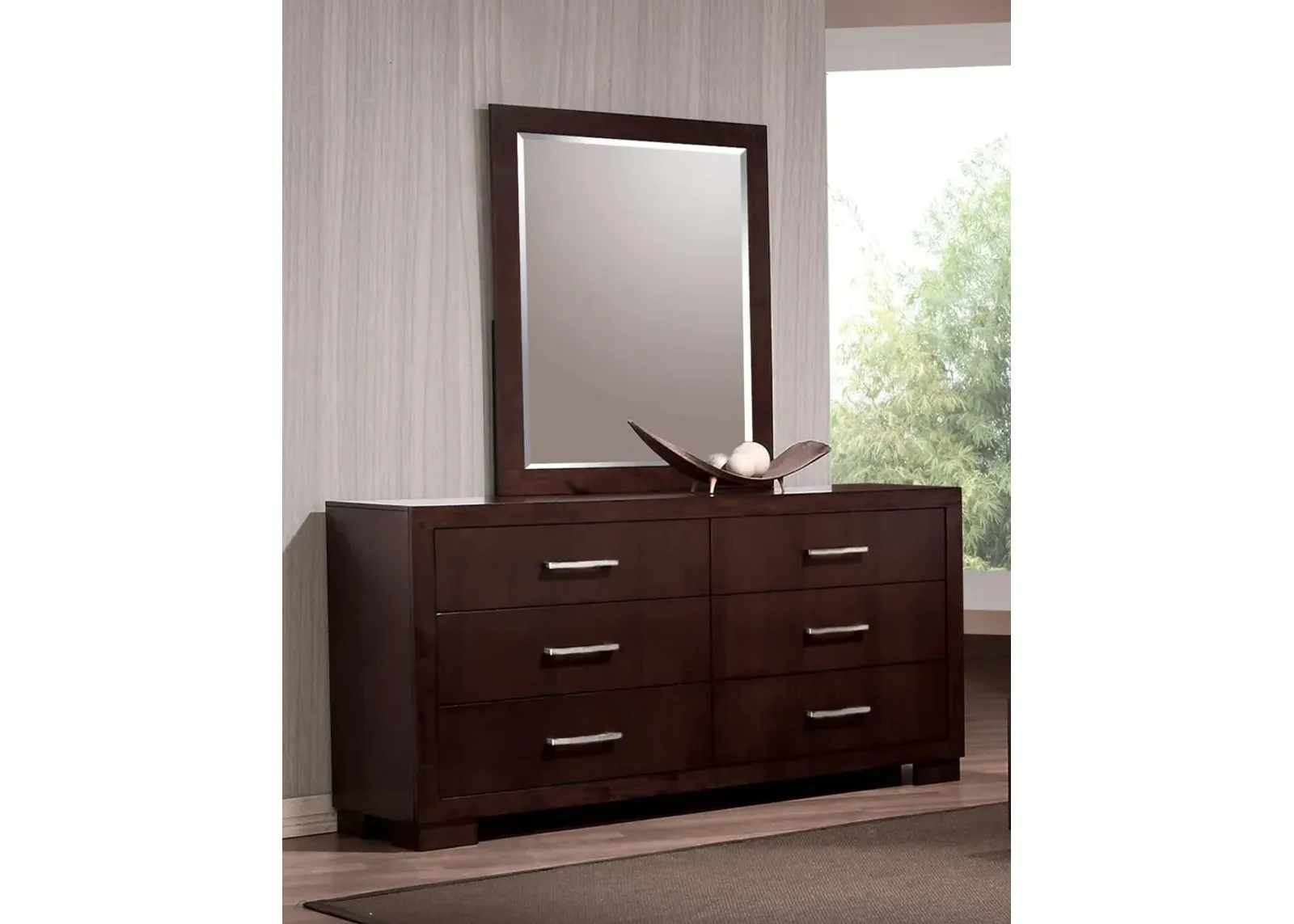 Coaster Jessica 6-Drawer Dresser Cappuccino