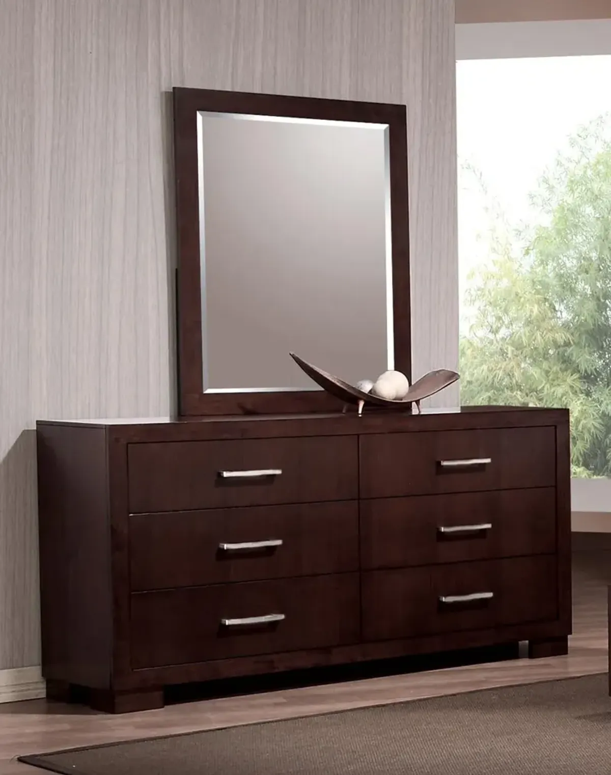 Coaster Jessica 6-Drawer Dresser Cappuccino