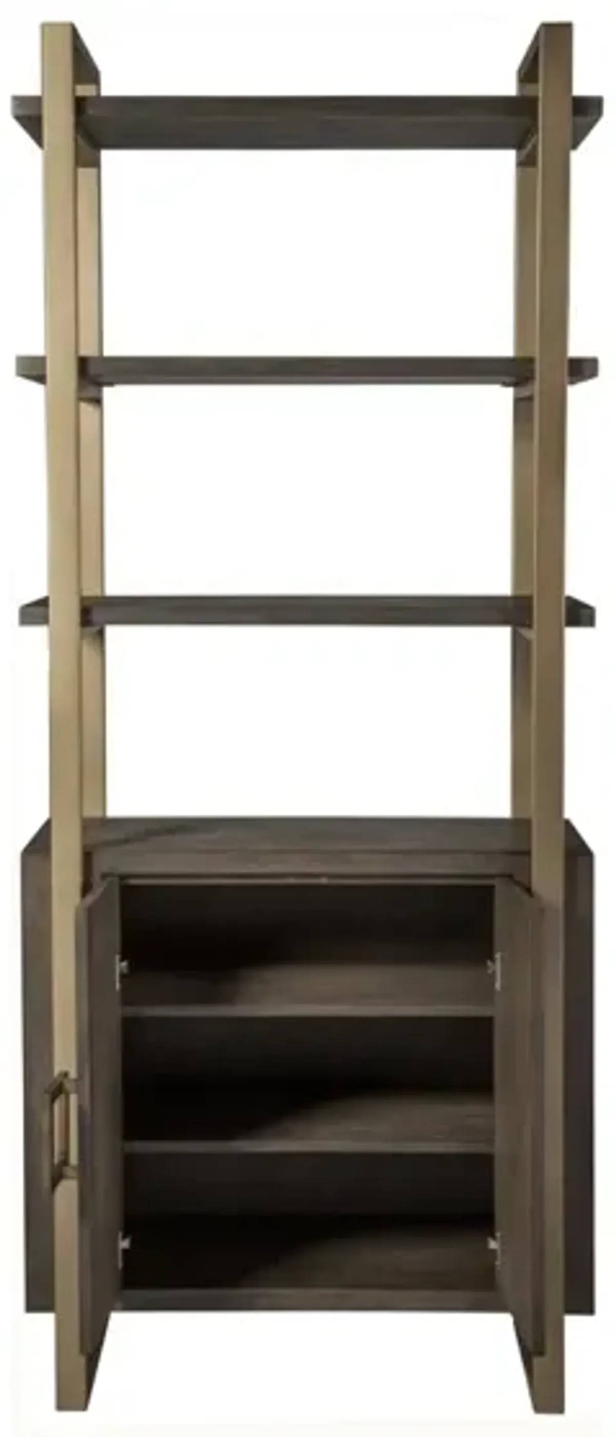 Artistica Home by Lexington Cohesion Program Dark Brown Mahogany Wood Vertex Bookcase