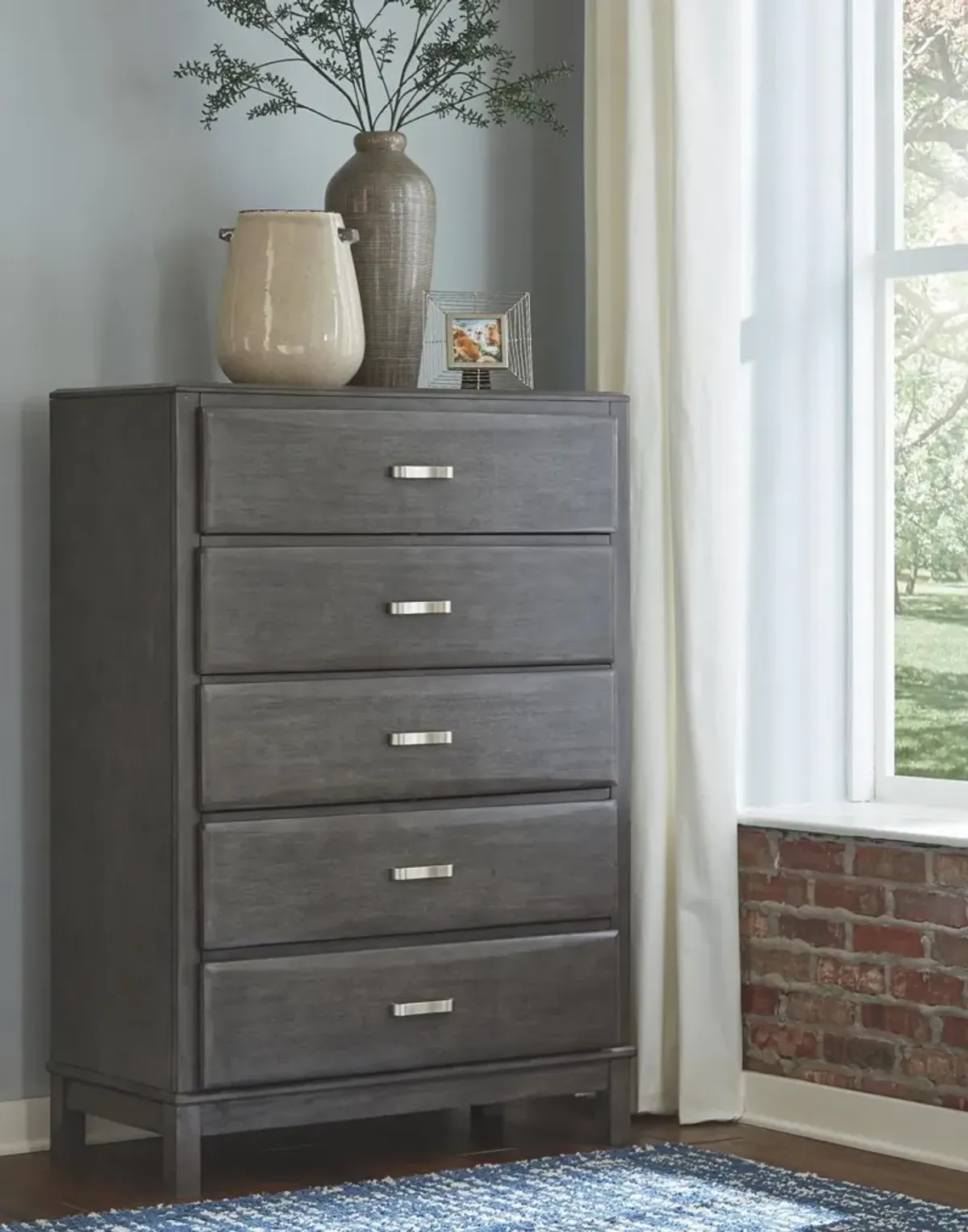 Ashley Caitbrook Gray Chest