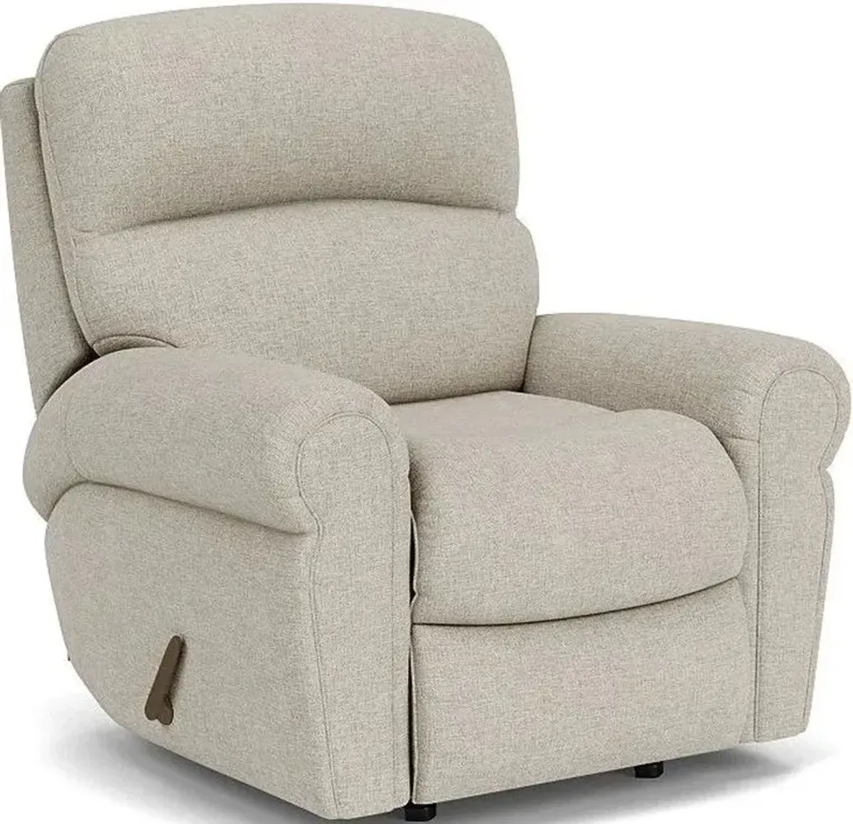 Flexsteel Langston Silver Driftwood Rocking Manual Recliner