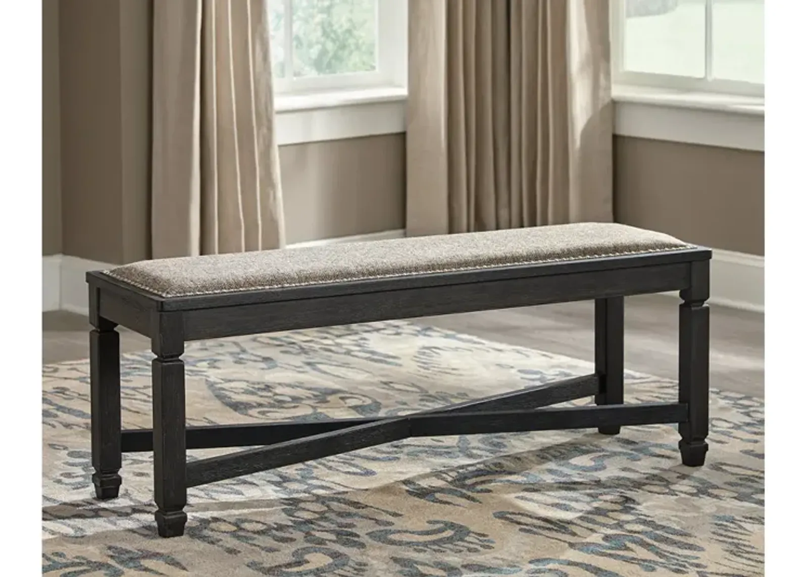 Ashley Tyler Creek Black/Grayish Brown Creek Bench