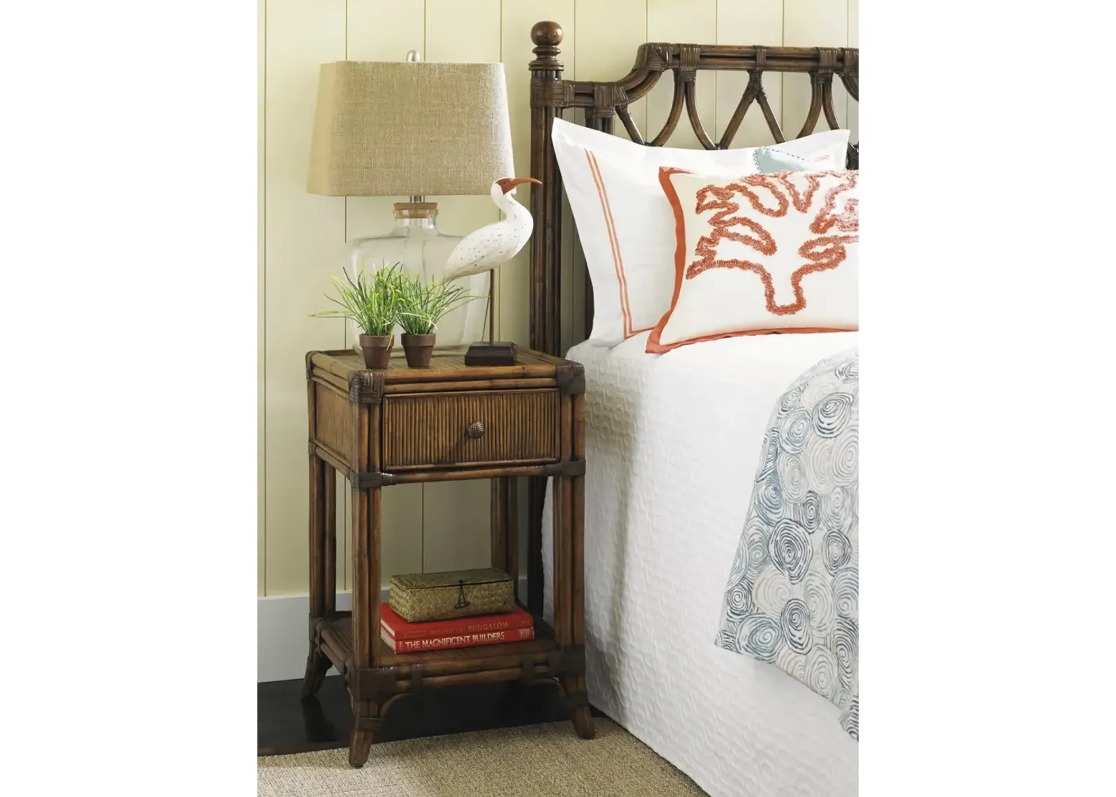 Tommy Bahama Home by Lexington Bali Hai Del Sol Bedside Table