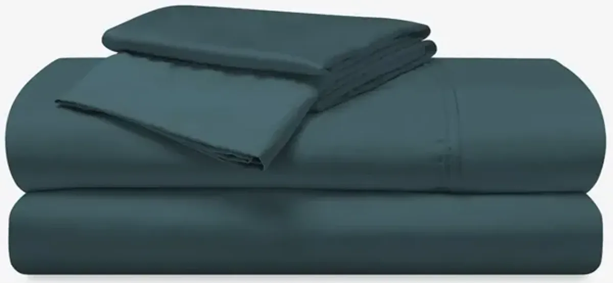 KING DEEP TEAL HYPER COTTON SHEET SET