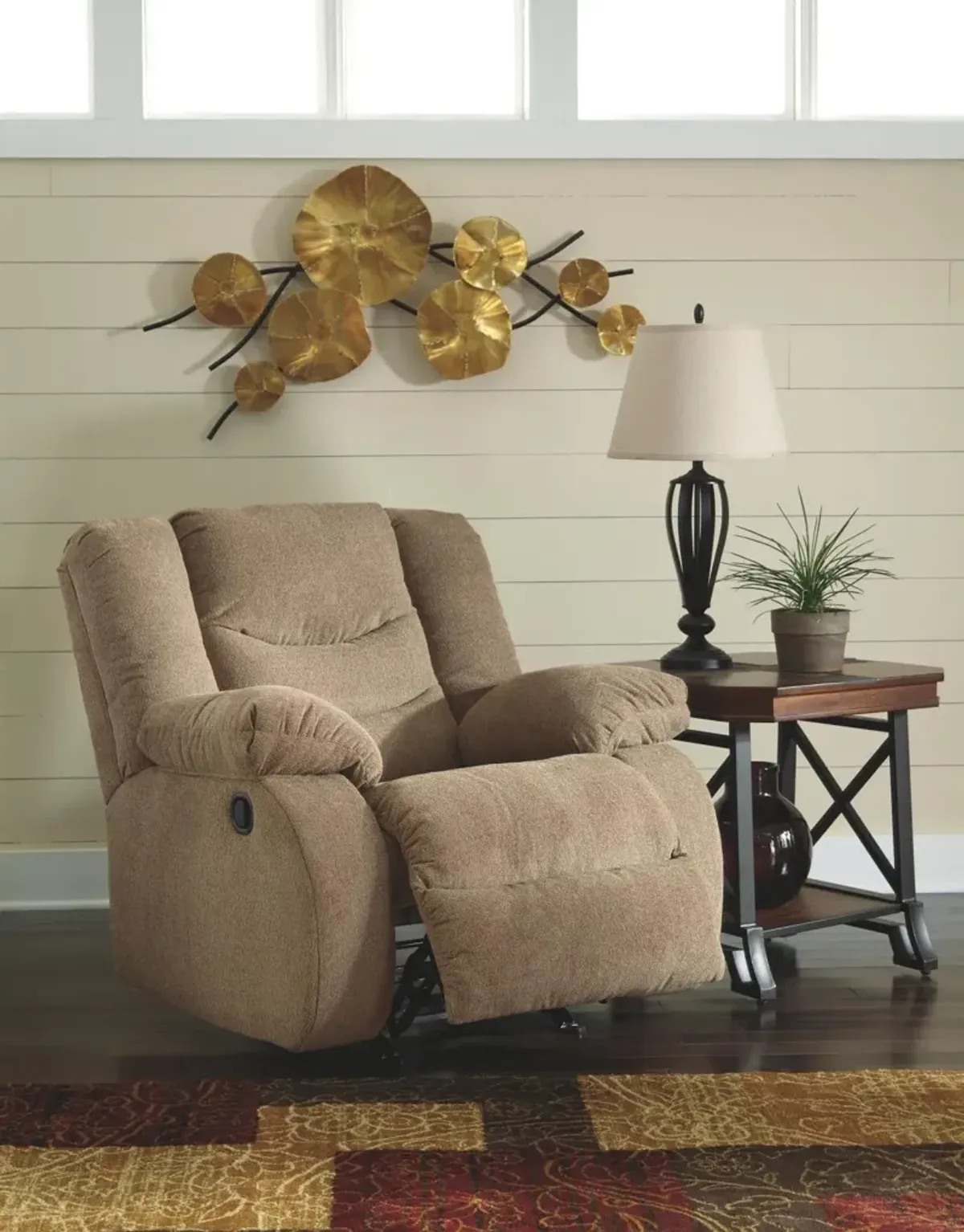 Ashley Tulen Mocha Rocker Recliner