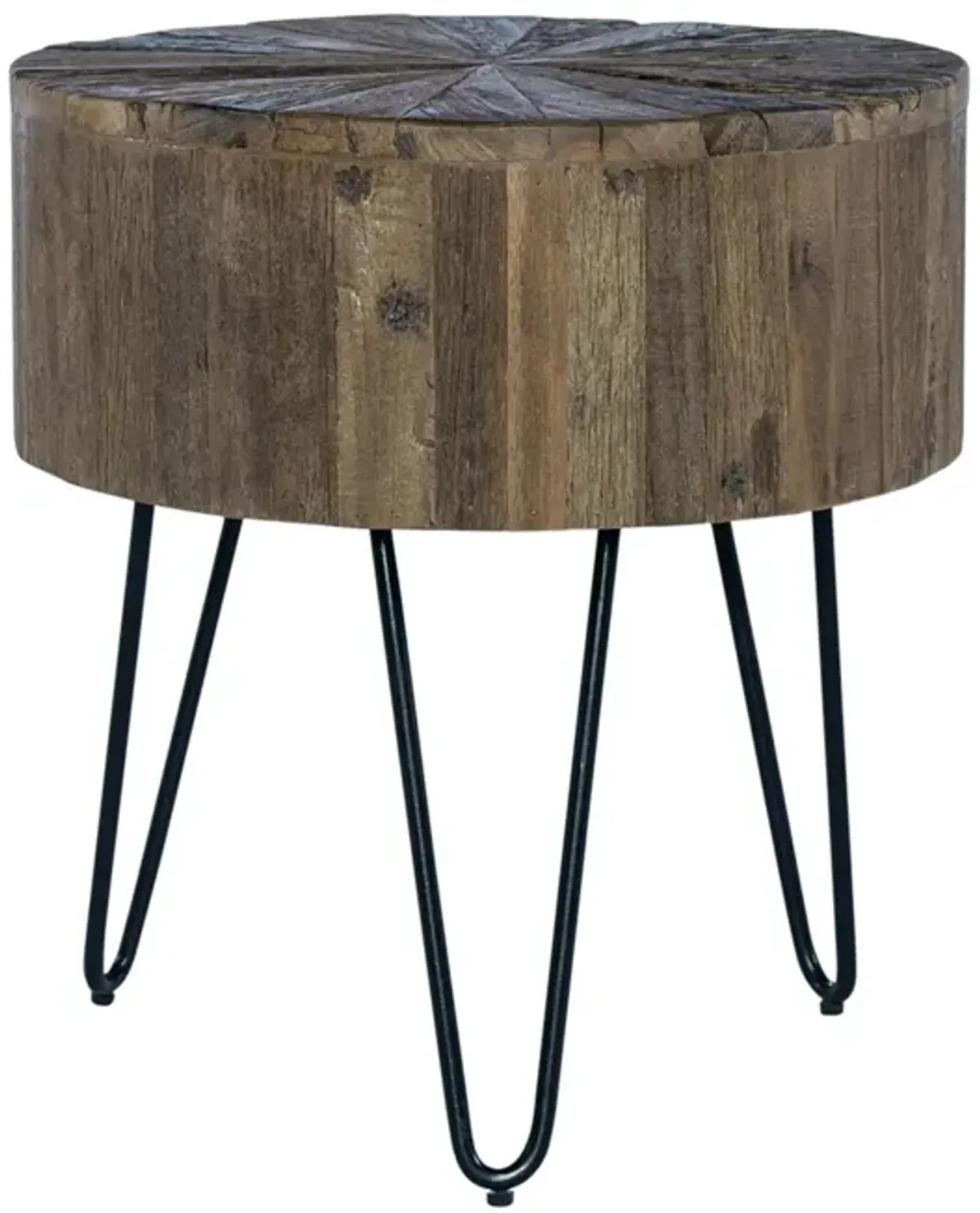 Liberty Furniture Canyon Railroad Brown Finish Accent Table