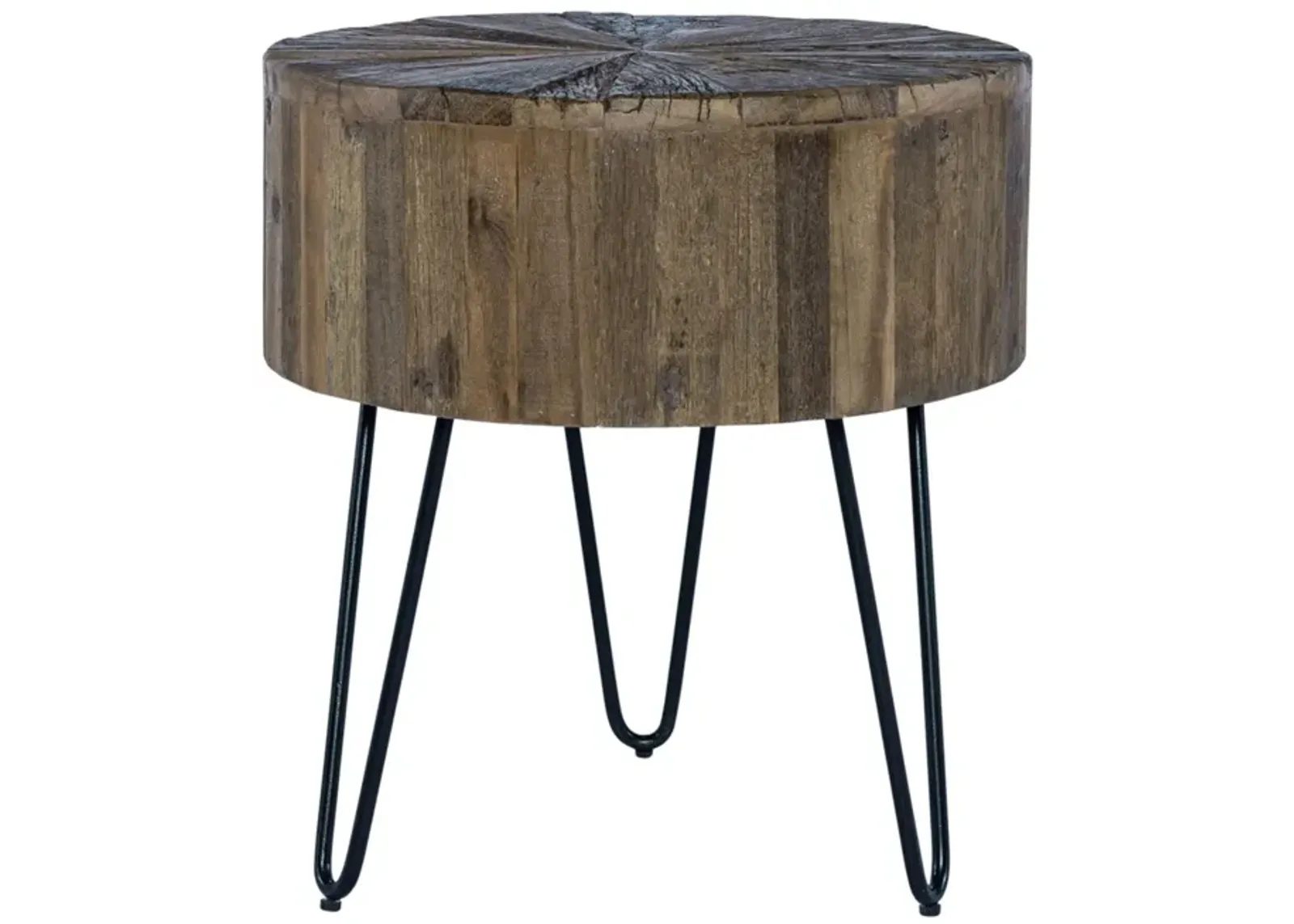 Liberty Furniture Canyon Railroad Brown Finish Accent Table