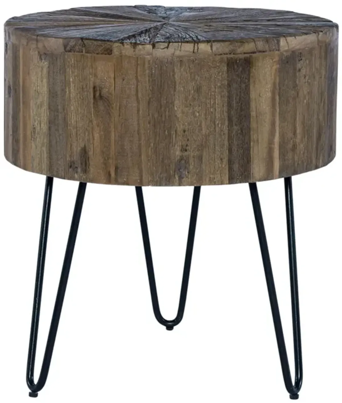 Liberty Furniture Canyon Railroad Brown Finish Accent Table