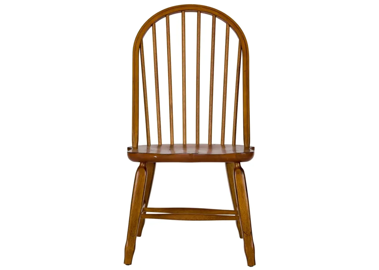 Liberty Furniture Treasures Rustic Oak Bow Back Side Chair