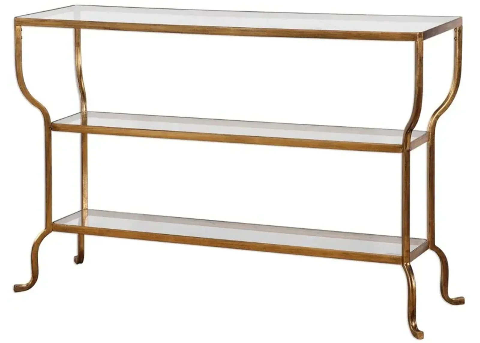 Uttermost Deline Gold Console Table