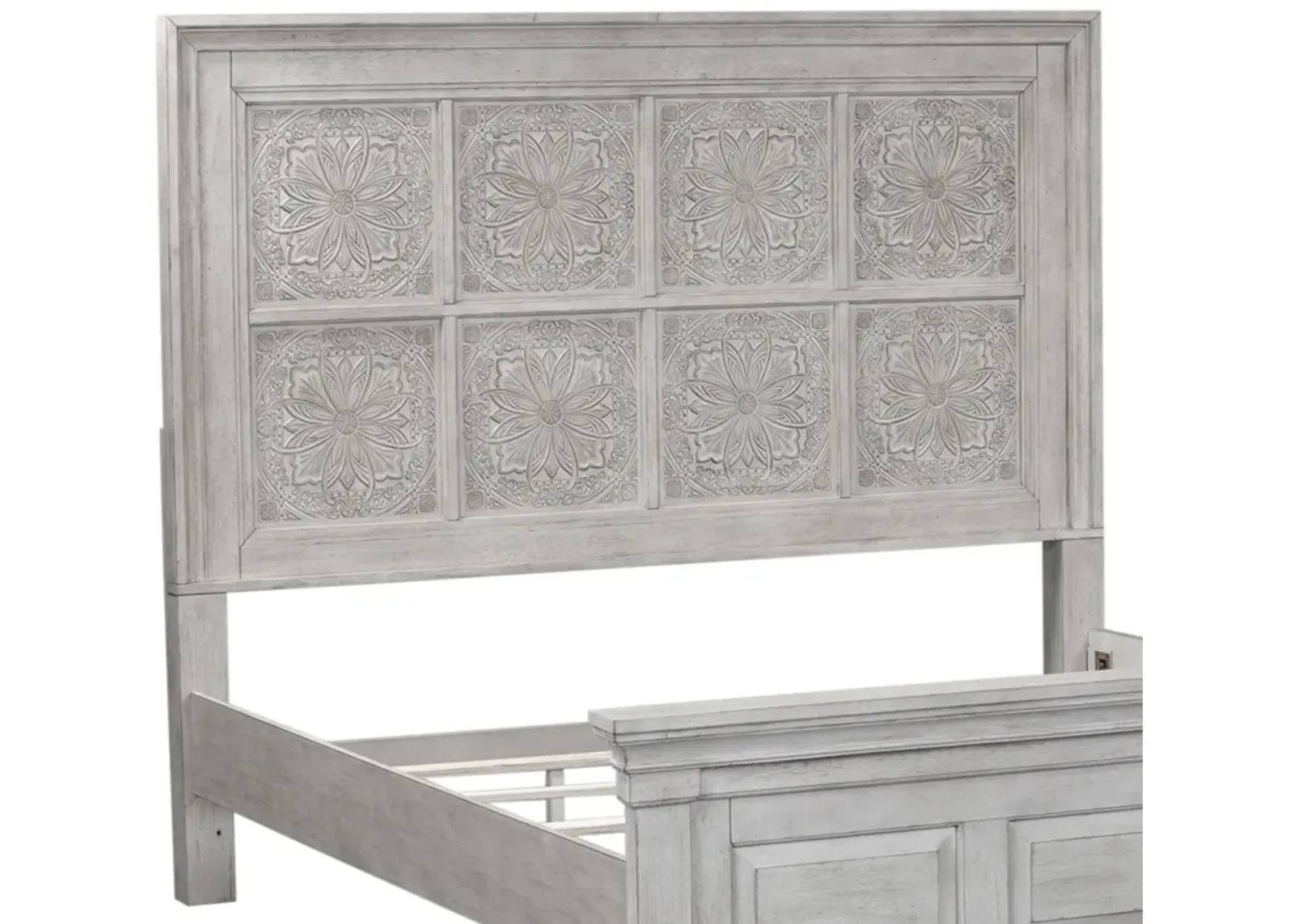 Liberty Furniture Heartland Antique White Queen Decorative Panel Headboard Only