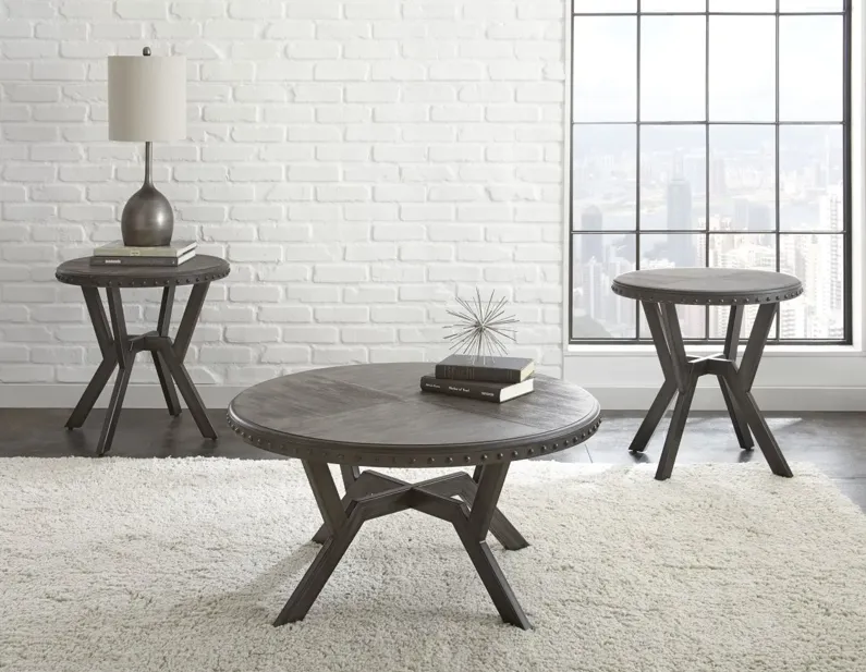 ALAMO ROUND END TABLE