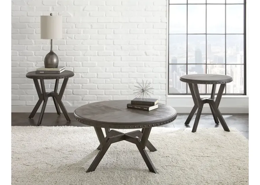 ALAMO ROUND END TABLE