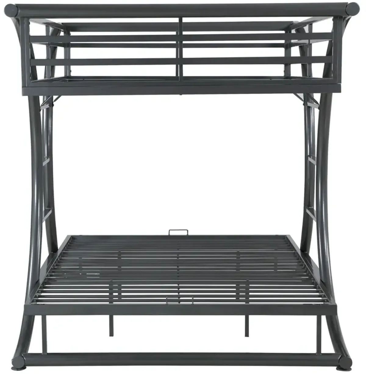 Coaster Stephan Metal Full Over Full Bunk Bed Gunmetal