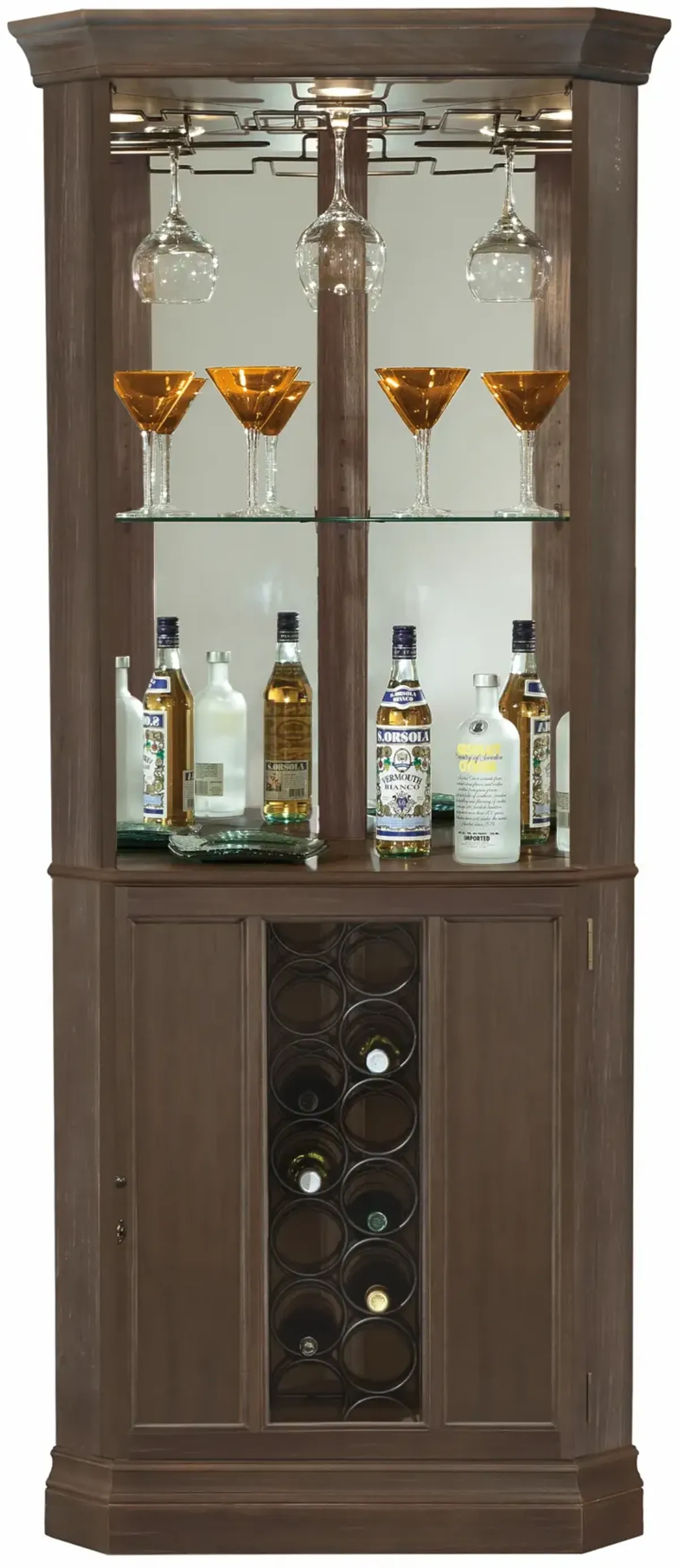 Howard Miller Piedmont Iv Corner Wine Cabinet