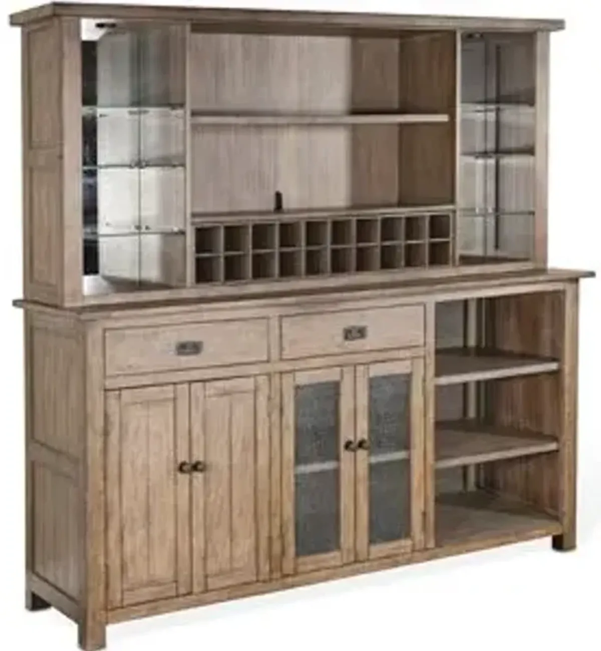 Sunny Designs Doe Valley Buckskin Buffet & Hutch