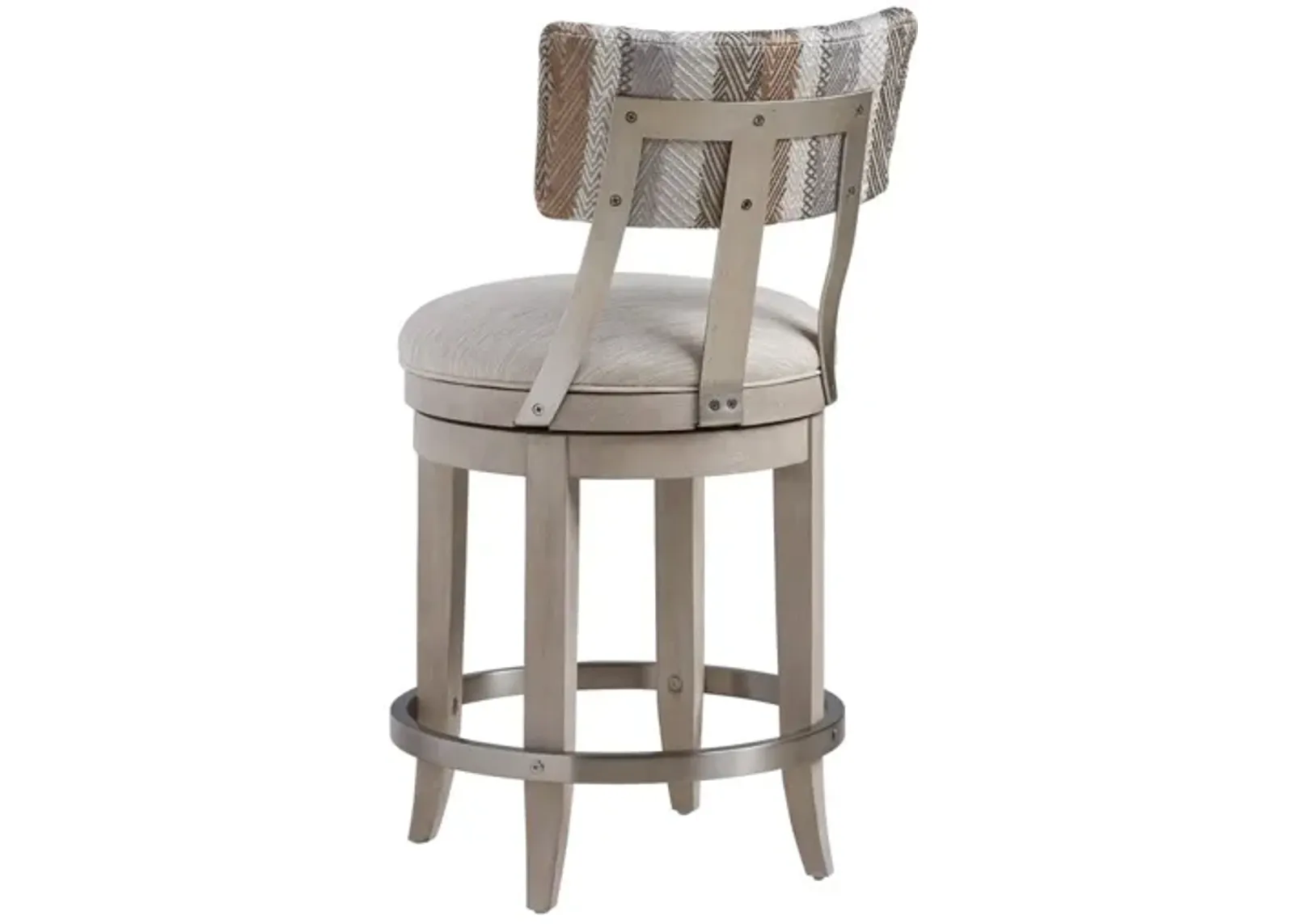 Barclay Butera by Lexington Malibu Cliffside Swivel Upholstered Counter Stool